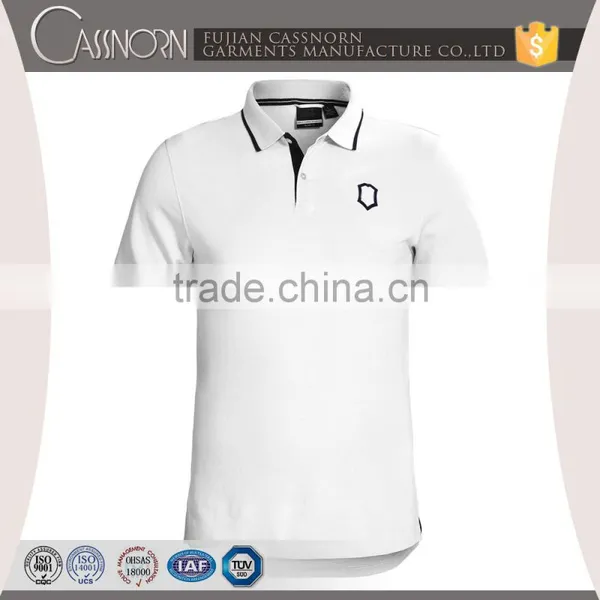 Fashion Deisgn Summer Man Blank Polo T-shirt for Relaxation