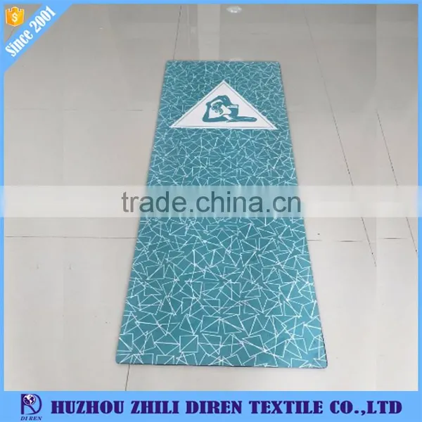 Gym Microfiber Suede Natural Rubber Yoga Mat With Eco Full Color Printing Yoga Mat photo-2