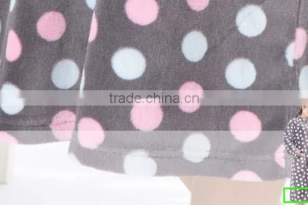 Sexy Coral Floral Robe for Women photo-5