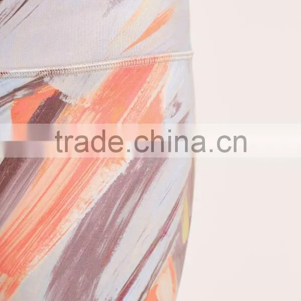 New Style Sublimation Leggins Padded Sports Bra With Workout Clothes for Women photo-5