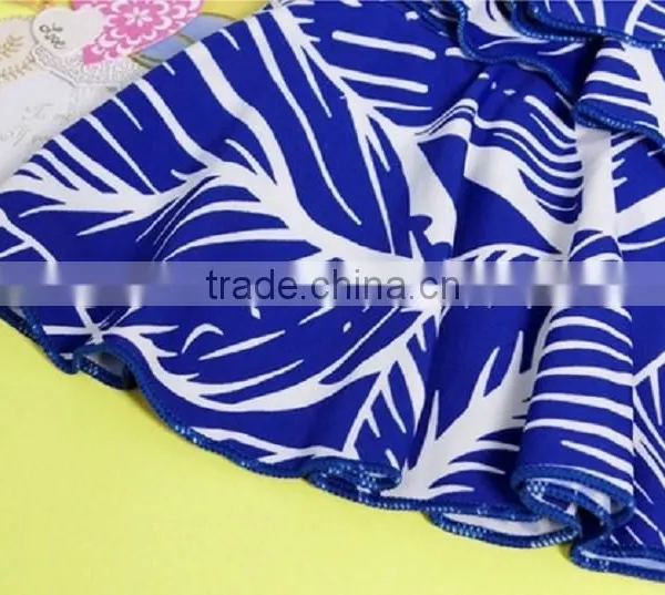 2015 Design Kid Swimsuit One Piece Baby Girls Beach Wear With Cap photo-6