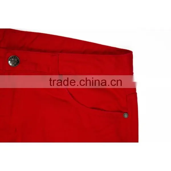 2016 New Style Red Color Stone Wash Mens Cargo Pants , Custom 20% Polyester 80% Cotton Jogger Pants photo-4