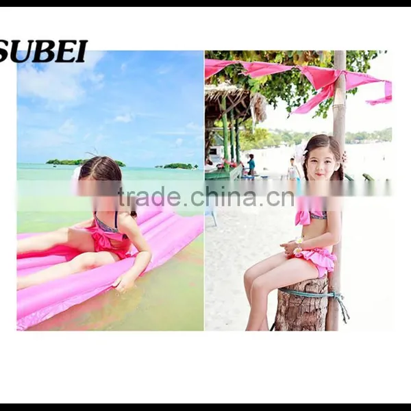 Children Swimsuit Three-piece Floral Bikinifloral Bikini Girls Swimwear photo-5