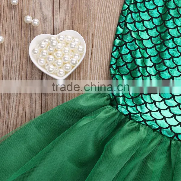Baby Girls Bikini Swimwear Little Mermaid Tail Outfits Dress photo-6