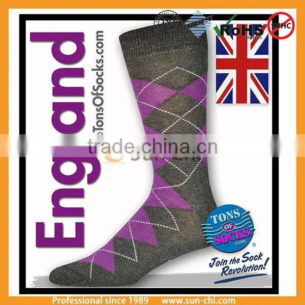 2015 Cheap Prices Fashion Argyle Knee High Socks photo-2