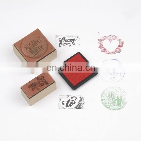 5pcs Card Making Kids Rubber Stamp Printer Stamp Ink Pad photo-6