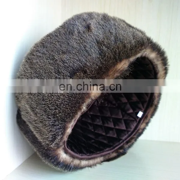 Seal Fur Trapper Leather Fur Hat for Winter Wear photo-4