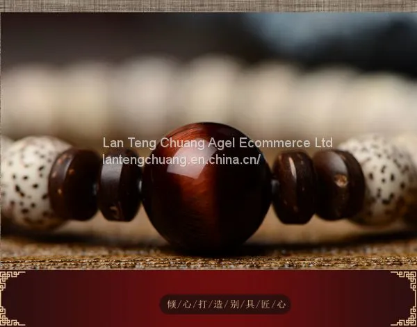 Diayam on Hand Bodhi Bodhi Beads Bracelet Folk Style and Year of Fate Lap Beads photo-4