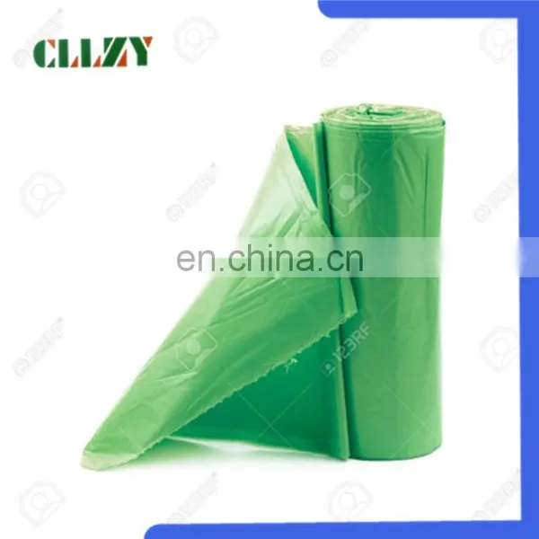 Earth Friendly Green Plastic Trash Bag With PLA Biodegradable Film photo-2