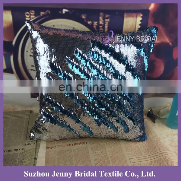 SQP022L Black Gold Two Tone Sequin Fabric Wholesale Throw Pillow Cases photo-5