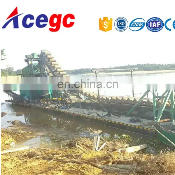 River Digging Equipment Sand Separating/gold Collecting Dredger Machine