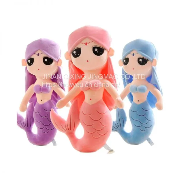 OEM ODM Mermaid Plush Doll Cushion Pillow For 3+ Child photo-3