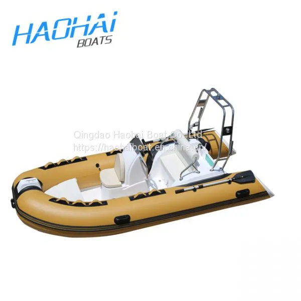 Zodiac Fiberglass Mini Inflatable Rib Boat 12.8 ft RIB 390 Boat photo-3