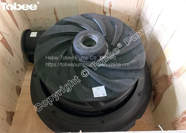 Tobee 10x8 Slurry Pump Rubber Spare Parts Impeller FAM8147R55 and Cover Plate Liner G8018SRTL1R55 photo-3