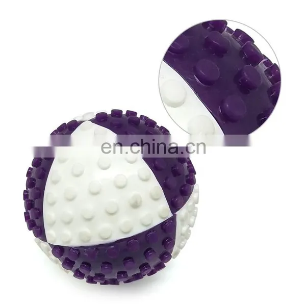 Manufacture New Design Ball Toy Double Colors Dog Play and Chew Toy photo-3