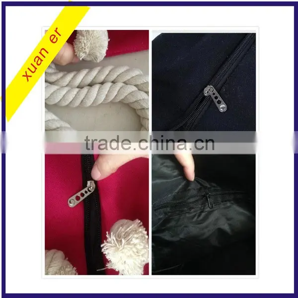 2015 Top Selling Products Custom Printed Canvas Shoulder Bag for Lady photo-4