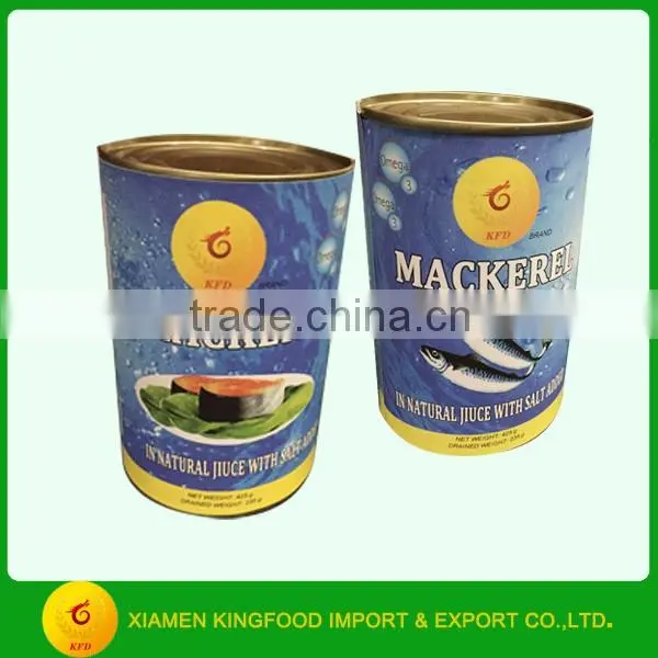 Brine Preservation Process and Fish Product Type Canned Jack Mackerel Quality Choice photo-2
