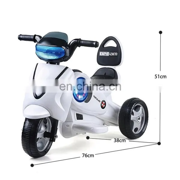 2019 Hot Selling New 6V 4.5AH Electric Kids Motorcycle Tricycle for Sale photo-2