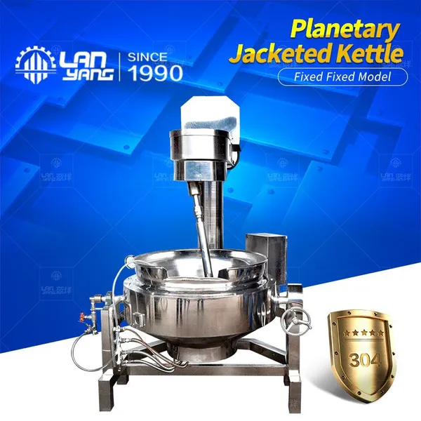 Tilting Gas Heating Jacketed Pot/Liquefied Gas Stirring Pot/Small Wok/Natural Gas Cooking Pot photo-4