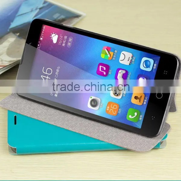 MOFi Case Funda Celular Housing for TCL P316L , Mobile Handset Coque Flip Leather Back Cover for TCL P316L photo-2