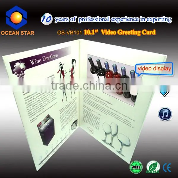 10.1'' LCD Screen Video Greeting Card With 256MB Memory photo-3