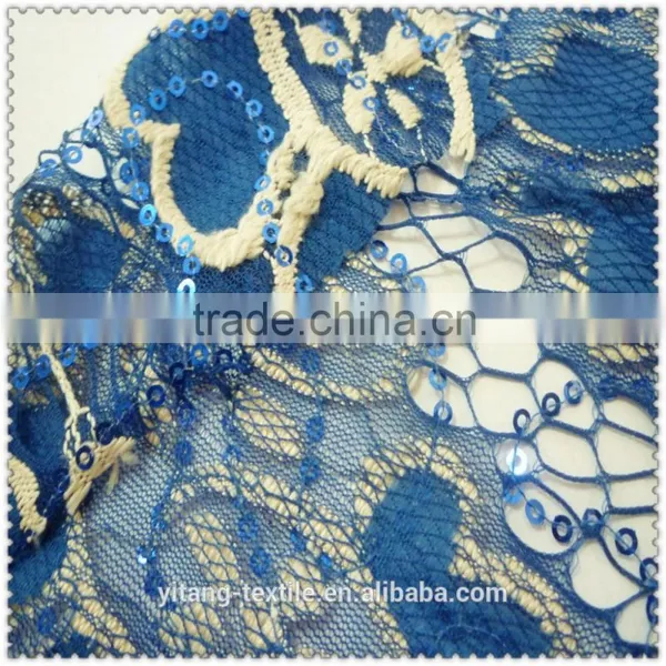 Sequins Lace Fabric photo-2