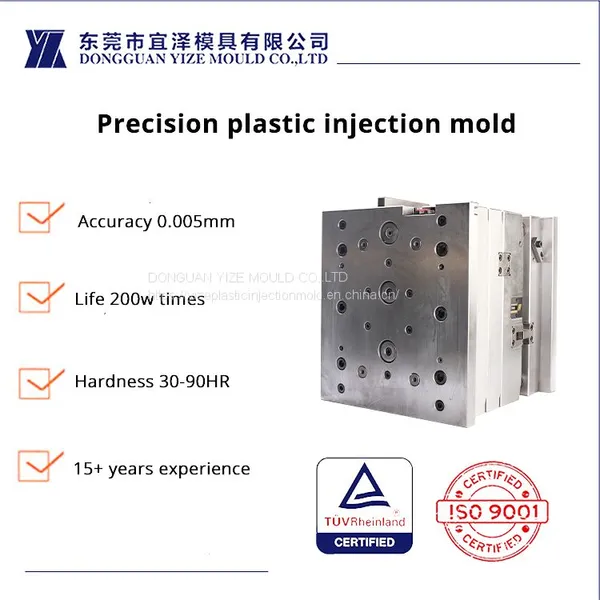 High Precision Plastic Injection Mold for PA66+30GF Black Knob Cap Machining and Assembly Suppliers photo-3