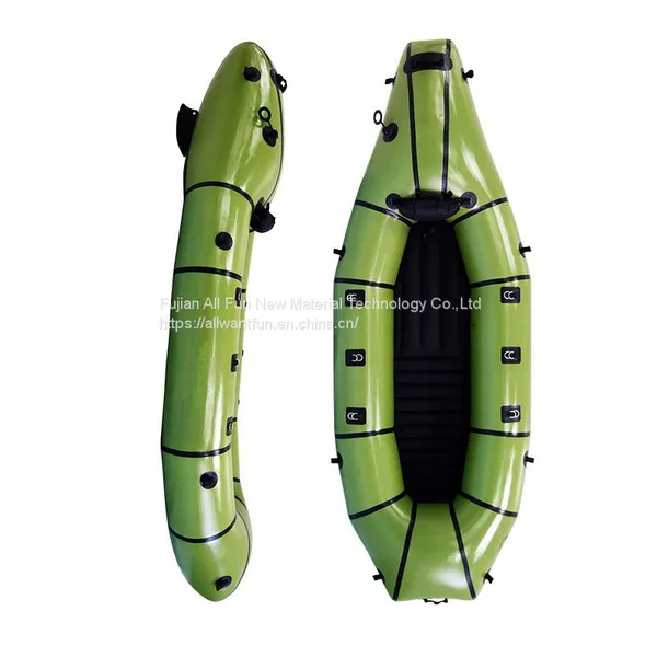 Super Light Inflatable Boat Packraft Fishing With Inflatable Floor photo-4