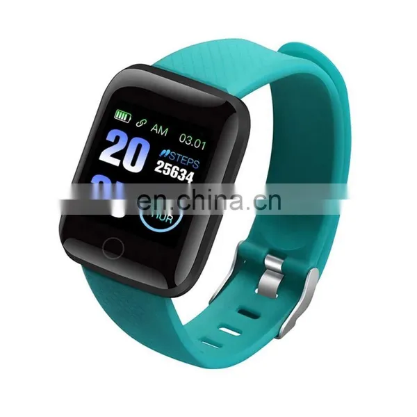 Blood Pressure Heart Rate Monitor D13 Watch Smart Bracelet 116 Plus photo-5