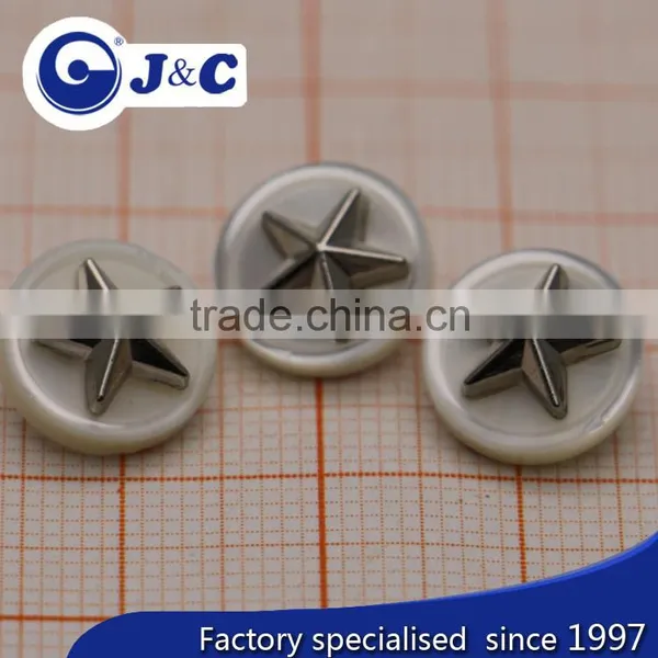 Trocas Shell Buttons With Metal Base