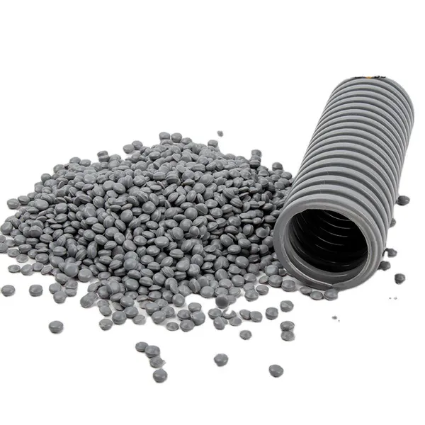 Spiral Reinforced Flexible of PVC Polymers Conduit Pipe Coupling PVCCompound Granules photo-2