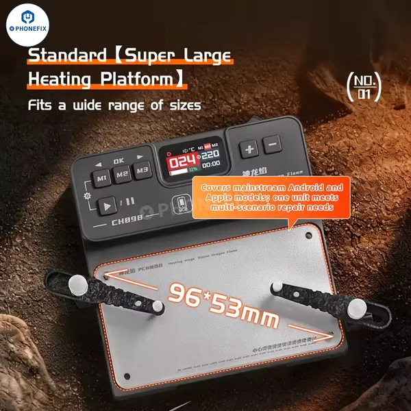 YCS CH898 Divine Dragon Flame Heating Station for Phone PCB Repair photo-2