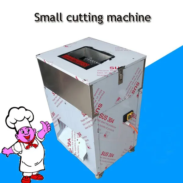 QDMECH Small Automatic Meat Dicing Machine Stainless Steel Fresh Chicken Duck Fish Cutting Machine Commercial Meat Cuber Dicer photo-2