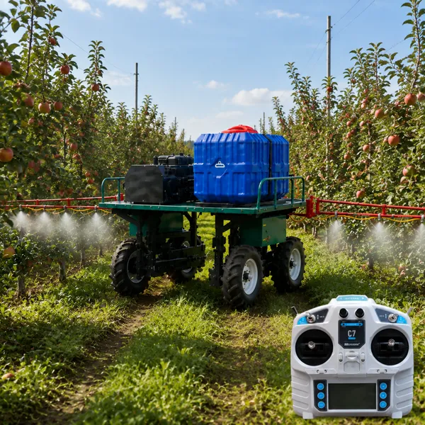 SPRY600B Fernbedienbarer Auslegersprenger mit 600-Liter Großkapazität, landwirtschaftlicher Sprenger mit Doppelmotor und leistungsstarker Maschine für moderne Landwirtschaft