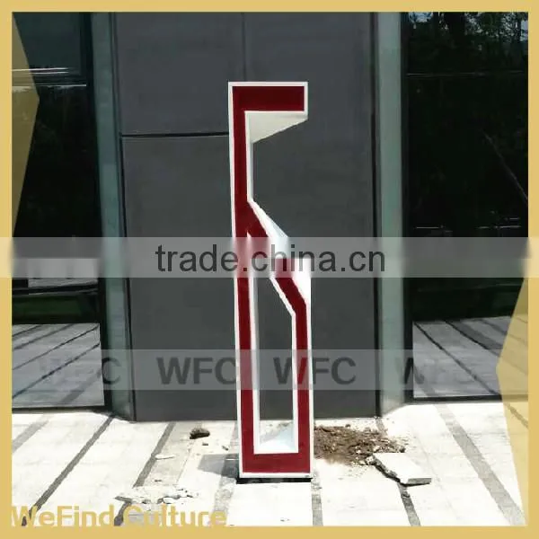 Large Lacquered Decorative Metal Brand Word Signs photo-2