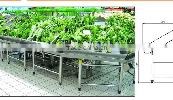 APEX Supermarket Shelf or Grocery Stainless Steel Fruit Vegetable Display Rack/vegetable and Fruit Display Shelves photo-5