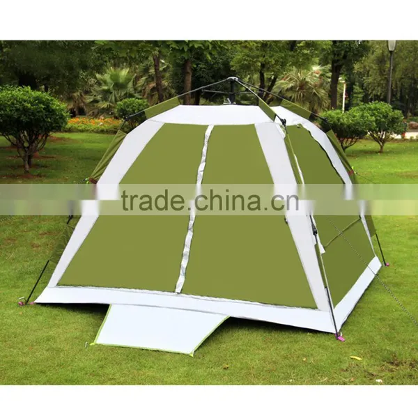 Outdoor Travel Essentials Double Layer 3 4 Person Tent Green Beach Fishing Cheap Camping Tent Quality Choice photo-5