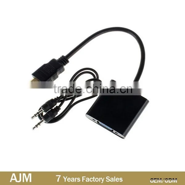 Hdmi to vga with audio for computer notebook