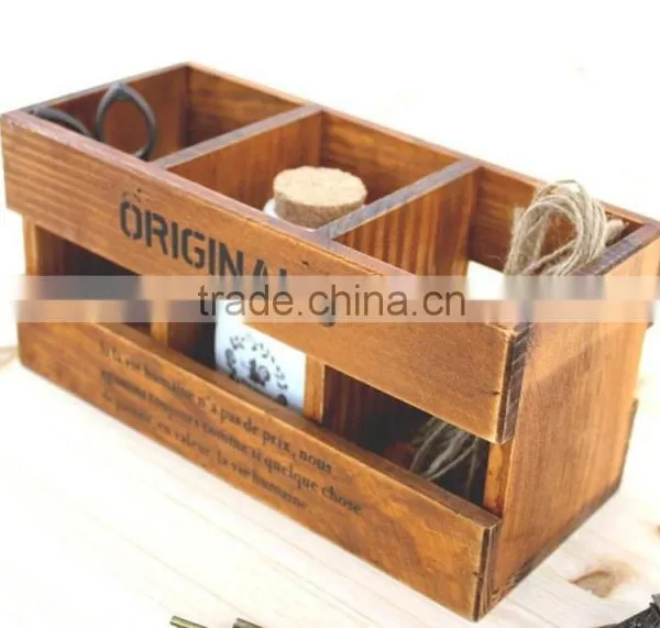 Decorative Wooden Desk Organizer,wood Office/school Desk Organizer, Wood Desktop Organizer,desktop Set Gift photo-2