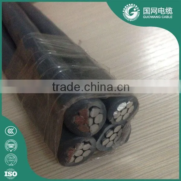 Power Transmission Line Abc Cable Xlpe Insulated 0.6/1kv With ce Ccc Certificate photo-3