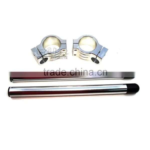 BJ-COHB-043 CNC Billet Aluminium 43mm Motorcycle Clip On Handlebar For Suzuki GSXR750/1100 photo-6