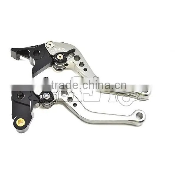 BJ-LS-002 CNC Gray Universal Motorcycle Brake Levers for ZX9R ZX10R photo-3