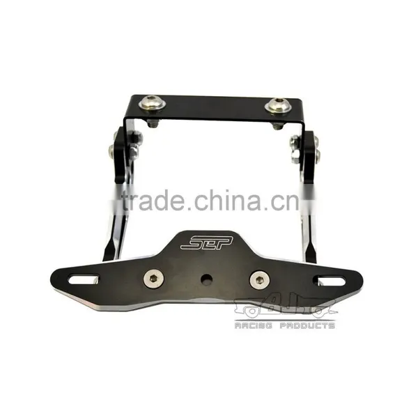 BJ-LPL-030-BK Aftermarket CNC Billet Aluminum Motorcycle Licence Plate Cover Bracket photo-4