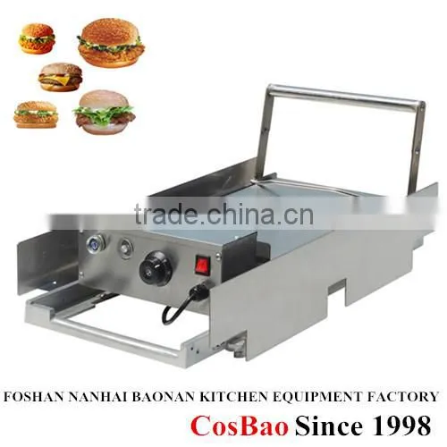 Stainless steel electric hamburger bun toaster / bread toaster