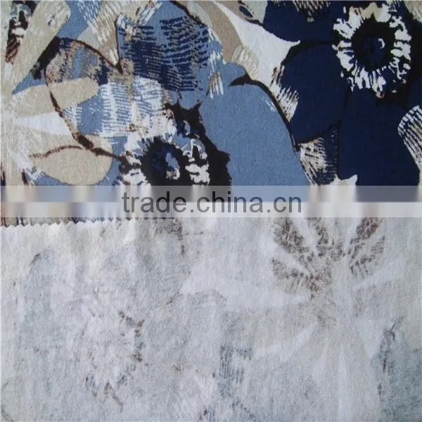 Printed Services OE Yarn Viscose Spandex Fabric photo-2