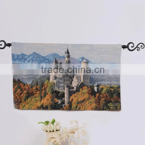 PLUS Polyester Machine Embroidered Wall Tapestry
