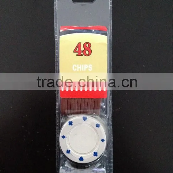 PP Material Pocker Chip Super Market Package