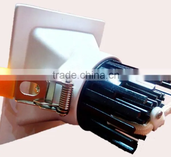 CE ROHS Approved China 5w 7w 12w 20w Square Recessed Led Downlight Dimmable With CRI>80 photo-3