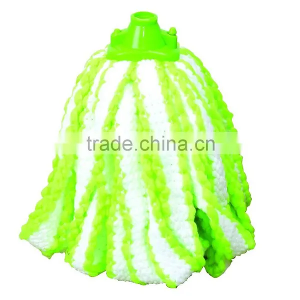 Round Head Floor Microfiber Mop Head photo-3