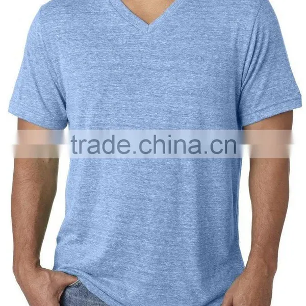GuangZhou Manufacturer Men v Neck Cheap Fashion Plain Custom t Shirts 1 Euro Wholesale Supplier's Choice photo-3